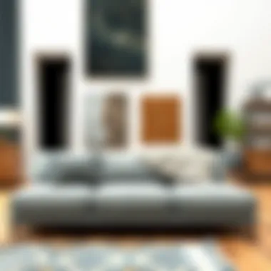 Selection of materials for modular sectionals