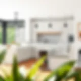 Elegant L-shaped kitchen bench with ample storage