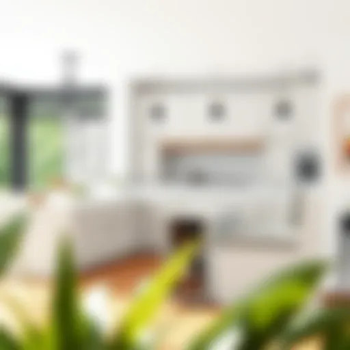 Elegant L-shaped kitchen bench with ample storage