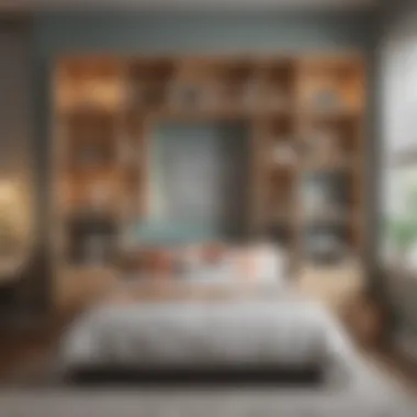 Strategic Placement of Cubbies in Modern Interiors Innovative placement of cubbies in a modern bedroom