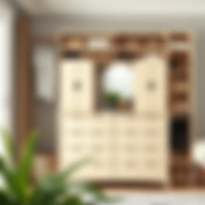 Functional dresser designs for efficient space utilization