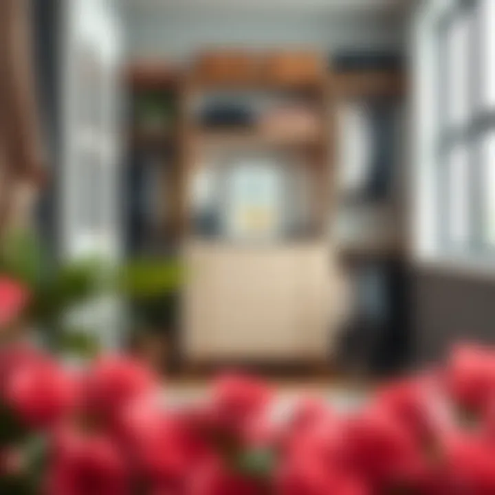 Stylish dresser enhancing closet organization