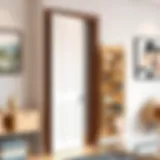 Versatile Organizer Design Elegant door hanging storage organizer showcasing various compartments