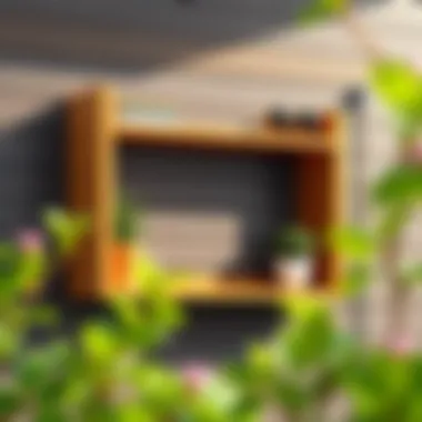 Expert Installation of Outdoor Shelves Step-by-step installation of a wall-mounted shelf outdoors