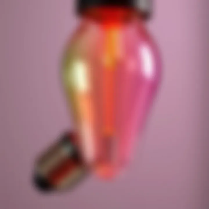 The Color Spectrum of RGB Light Bulbs Close-up of an RGB light bulb showcasing its color spectrum