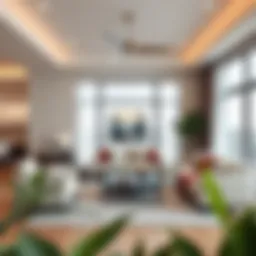 Elegant living room showcasing modern Smiths Home Furnishings