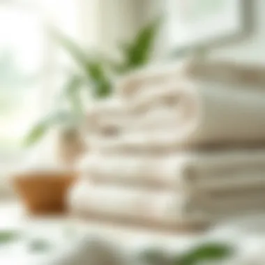 Sustainable materials used in premium towels