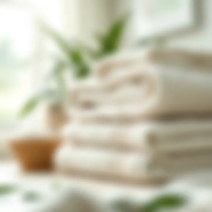 Sustainable materials used in premium towels