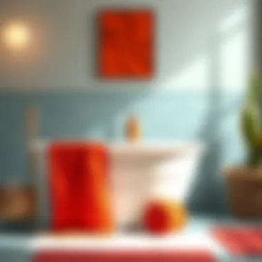 Notable The Aesthetic and Functional Appeal of Red Orange Bath Towels Notable The Aesthetic and Functional Appeal of Red Orange Bath Towels
