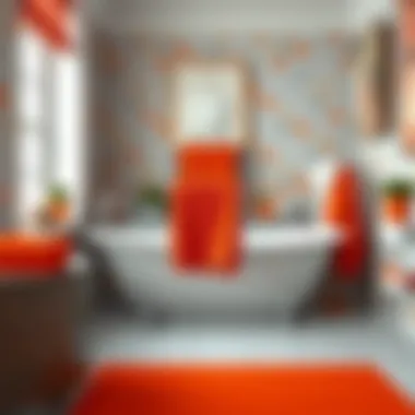 The Aesthetic and Functional Appeal of Red Orange Bath Towels Summary The Aesthetic and Functional Appeal of Red Orange Bath Towels Summary