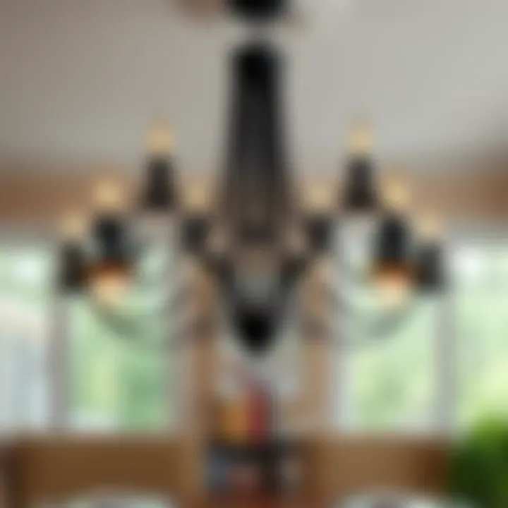 Notable The Aesthetic and Functional Impact of Black Metal Dining Room Chandeliers
