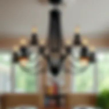 Notable The Aesthetic and Functional Impact of Black Metal Dining Room Chandeliers Notable The Aesthetic and Functional Impact of Black Metal Dining Room Chandeliers