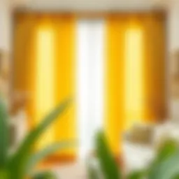 The Aesthetic and Functional Role of Yellow Chiffon Curtains in Interior Design Introduction