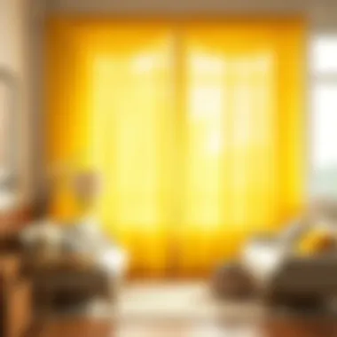 The Aesthetic and Functional Role of Yellow Chiffon Curtains in Interior Design Summary The Aesthetic and Functional Role of Yellow Chiffon Curtains in Interior Design Summary