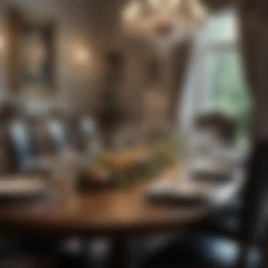 Elegant extra-large dining table set for twelve with stylish tableware