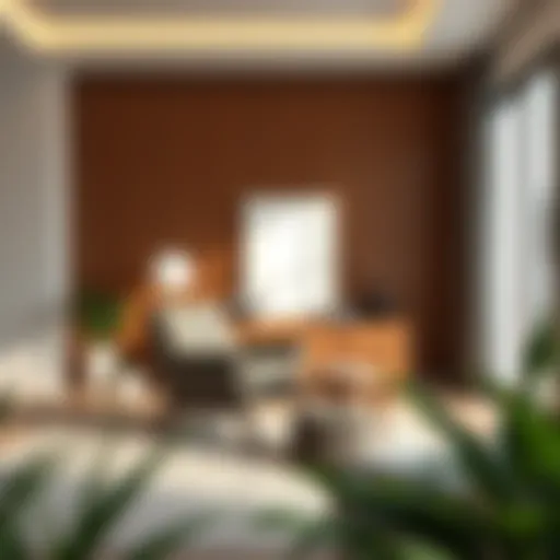 A sleek slim living room chair in a modern setting