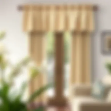 Notable The Integration of Farmhouse Curtains with Attached Valance Notable The Integration of Farmhouse Curtains with Attached Valance