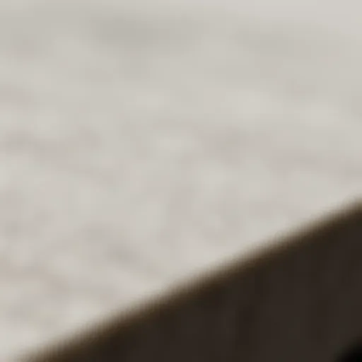 A close-up of a textured Formica sheet showcasing its finish