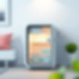 Compact mini fridge providing energy-efficient cooling